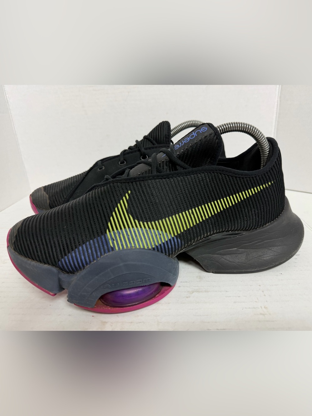 Nike Air Zoom SuperRep 2 Womens Size 9 Black Running Tranning Shoes Sneakers
